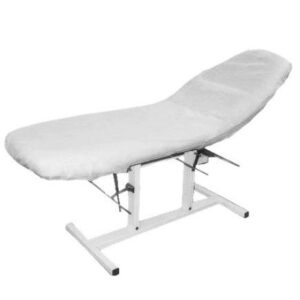 Prześcieradło j.u. włóknina 25g 80x210cm 1szt białe z gumkami